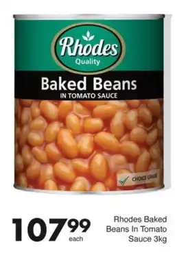 Save Hyper Rhodes Baked Beans In Tomato Sauce offer