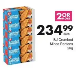 Save Hyper I&J Crumbed Mince Portions offer