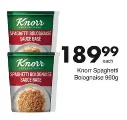 Save Hyper Knorr Spaghetti Bolognaise offer