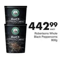 Save Hyper Robertsons Whole Black Peppercorns offer
