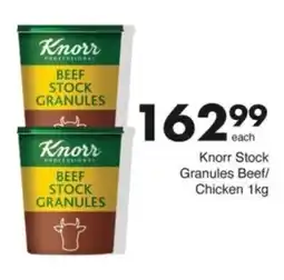 Save Hyper Knorr Stock Granules Beef/ Chicken offer