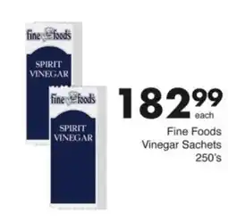 Save Hyper Fine Foods Vinegar Sachets offer