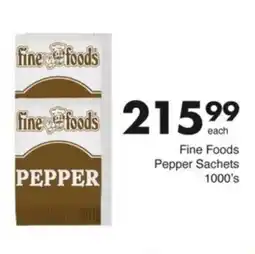 Save Hyper Fine Foods Pepper Sachets offer