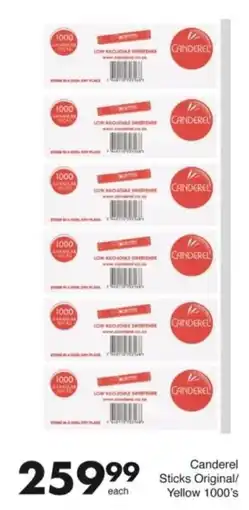 Save Hyper Canderel Sticks Original/ Yellow offer