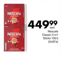 Save Hyper Nescafe Classic 3 in1 Sticks offer
