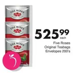 Save Hyper Five Roses Original Teabags Envelopes offer