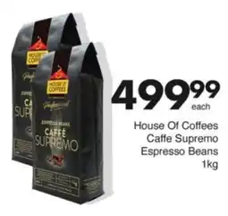 Save Hyper House Of Coffees Caffe Supremo Espresso Beans offer