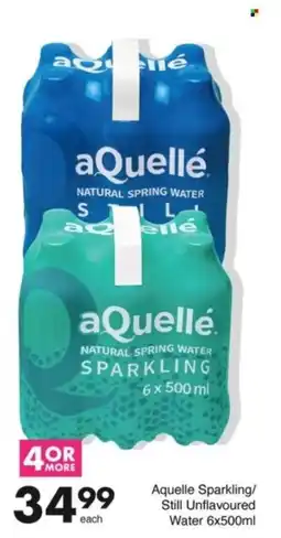 Save Hyper Aquelle Sparkling/ Still Unflavoured Water offer