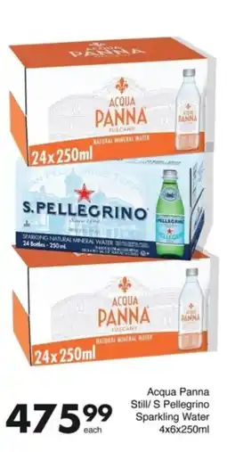 Save Hyper Acqua Panna Still/ S Pellegrino Sparkling Water offer