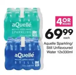 Save Hyper Aquelle Sparkling/ Still Unflavoured Water offer
