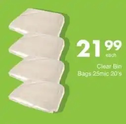 Save Hyper Clear Bin Bags 25mic offer
