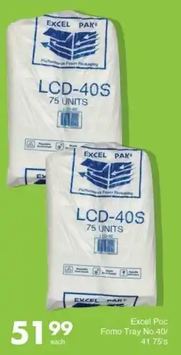 Save Hyper Excel Poc Fomo Tray No.40/ 41 offer