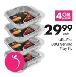 Save Hyper UBL Foil BBQ Serving Tray offer