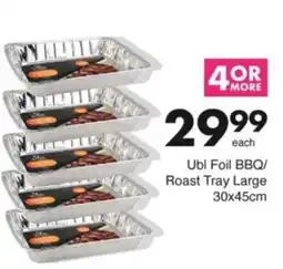 Save Hyper Ubl Foil BBQ/ Roast Tray Large offer