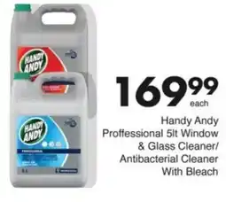 Save Hyper Handy Andy Proffessional Window & Glass Cleaner/ Antibacterial Cleaner With Bleach offer