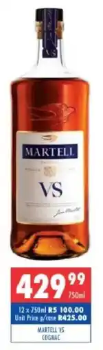 Ultra Liquors Martell vs cognac offer