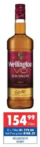 Ultra Liquors Wellington vo brandy offer