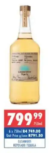 Ultra Liquors Casamigos reposado tequila offer