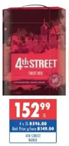 Ultra Liquors 4th street range offer