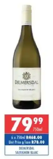 Ultra Liquors Diemersdal sauvignon blanc offer