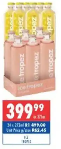 Ultra Liquors Ice tropez offer