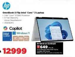 HiFi Corp HP OmniBook 5 Flip Intel Core 3 Laptop offer