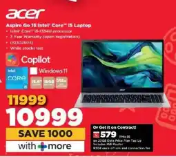 HiFi Corp Acer Aspire Go 15 Intel Core i5 Laptop offer