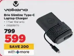 HiFi Corp Volkano Brio Slimline Type-C Laptop Charger offer