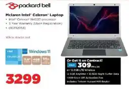 HiFi Corp Packard Bell Mclaren Intel Celeron Laptop offer