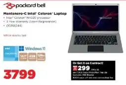 HiFi Corp Packard Bell Montenero-C Intel Celeron Laptop offer