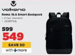 HiFi Corp Volkano Roma 15.6 Smart Backpack offer