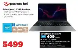 HiFi Corp Packard Bell Aston Intel N100 Laptop offer