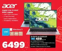 HiFi Corp Acer Aspire Lite 14 Intel N150 Laptop offer