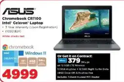 HiFi Corp ASUS Chromebook CR1100 Intel Celeron Laptop offer