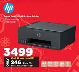 HiFi Corp HP Smart Tank 581 All-In-One Printer offer