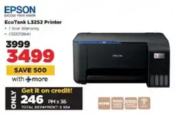 HiFi Corp EPSON EcoTank L3252 Printer offer