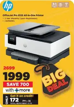 HiFi Corp HP OfficeJet Pro 8123 All-in-One Printer offer