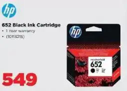 HiFi Corp HP 652 Black Ink Cartridge offer
