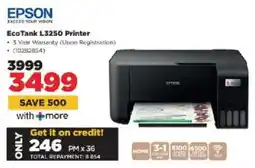 HiFi Corp Epson Eco Tank L3250 Printer offer