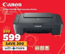HiFi Corp Canon PIXMA MG2541 Multi-function Printer offer