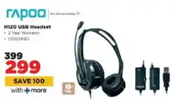 HiFi Corp Rapoo H120 USB Headset offer
