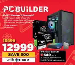 HiFi Corp PCBUILDER Scout Windows 11 Gaming PC offer