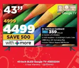 HiFi Corp Skyworth 43-inch QLED Google TV-43E5520H offer
