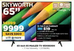 HiFi Corp Skyworth 65-inch 65 MiniLED TV-65X6600H offer