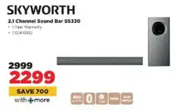 HiFi Corp Skyworth 2.1 Channel Sound Bar SS330 offer