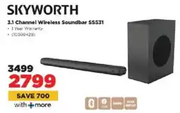HiFi Corp Skyworth 3.1 Channel Wireless Soundbar SS531 offer