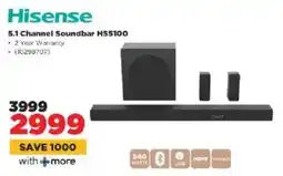 HiFi Corp Hisense 5.1 Channel Soundbar HS5100 offer