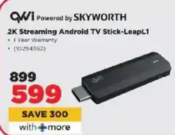 HiFi Corp QVWI 2K Streaming Android TV Stick-LeapL1 offer