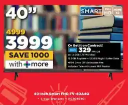 HiFi Corp Hisense 40-inch Smart FHD TV-40A4Q offer