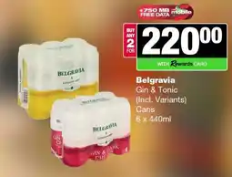 Spar Tops Belgravia Gin & Tonic offer